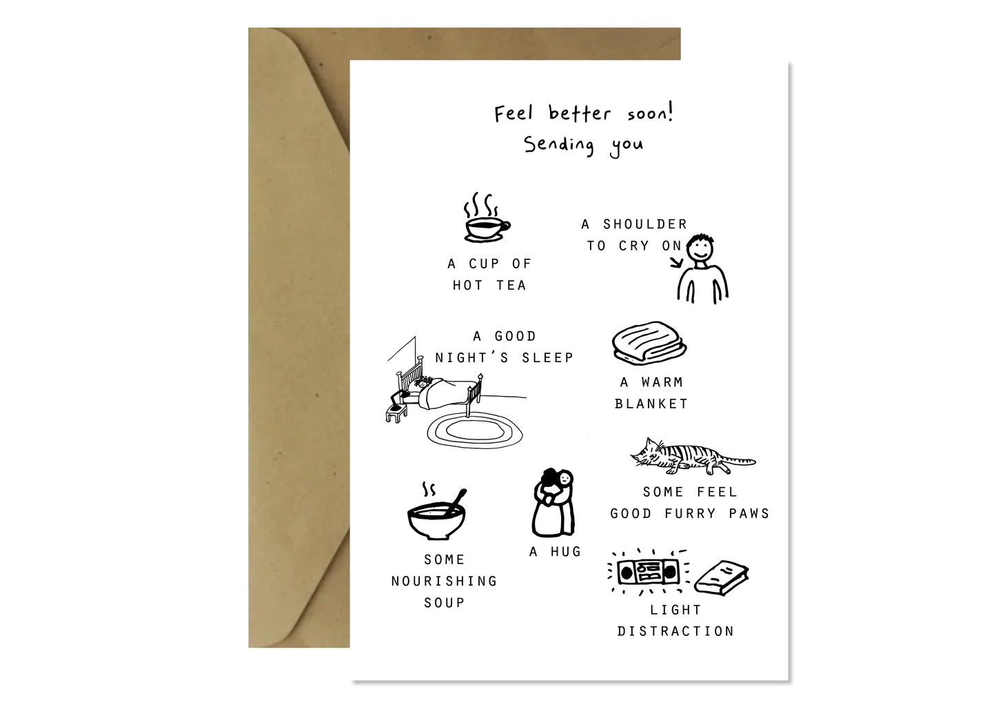 Sympathy Multi (A4 Greeting Card)