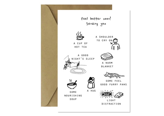 Sympathy Multi (A4 Greeting Card)
