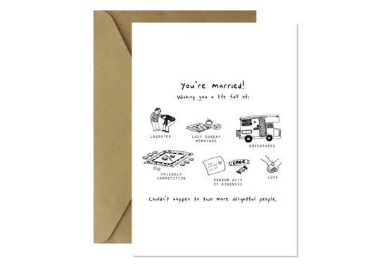 Wedding Life (A4 Greeting Card)