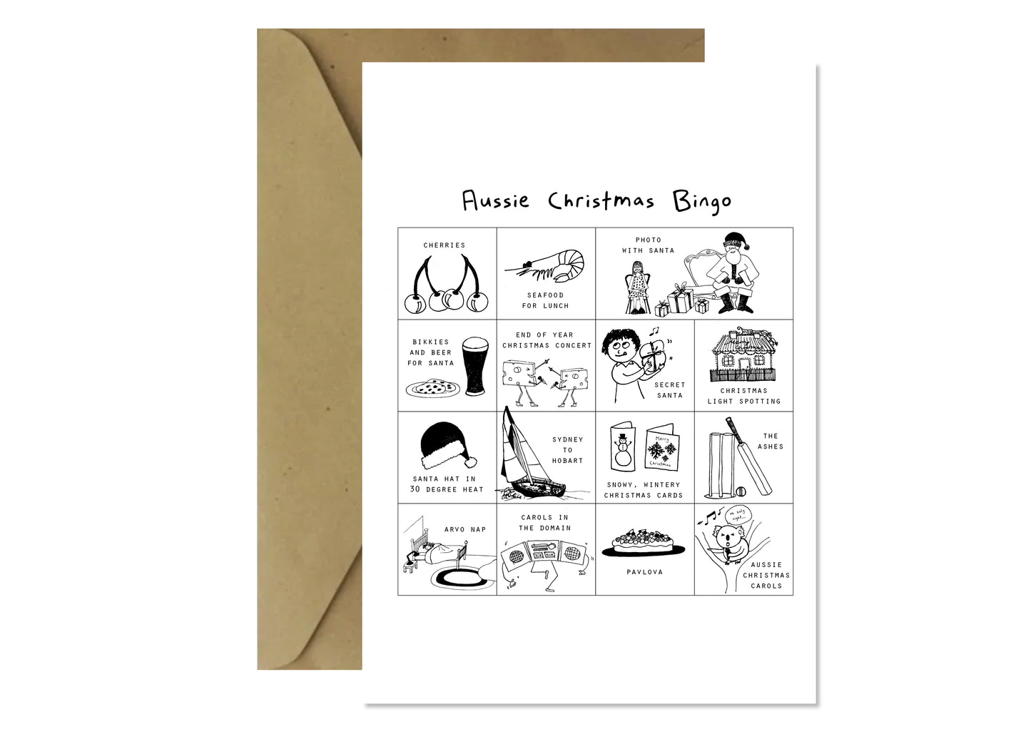 Christmas Bingo (A4 Greeting Card)
