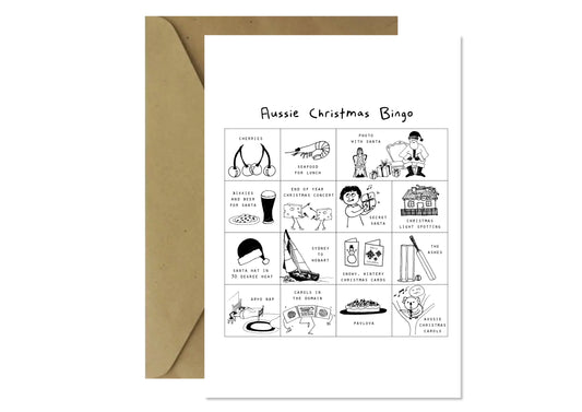 Christmas Bingo (A4 Greeting Card)