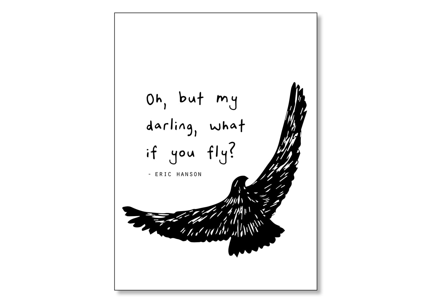 What if you fly (A4 Poster)
