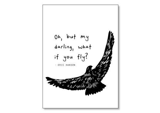What if you fly (A4 Poster)