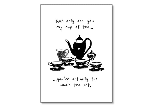Whole Tea Set (A4 Poster)