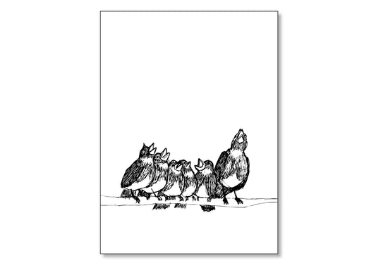Singing Birds (A4 Poster)