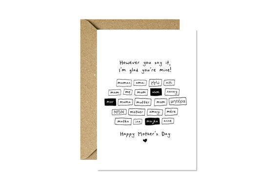 Mother's Day Languages