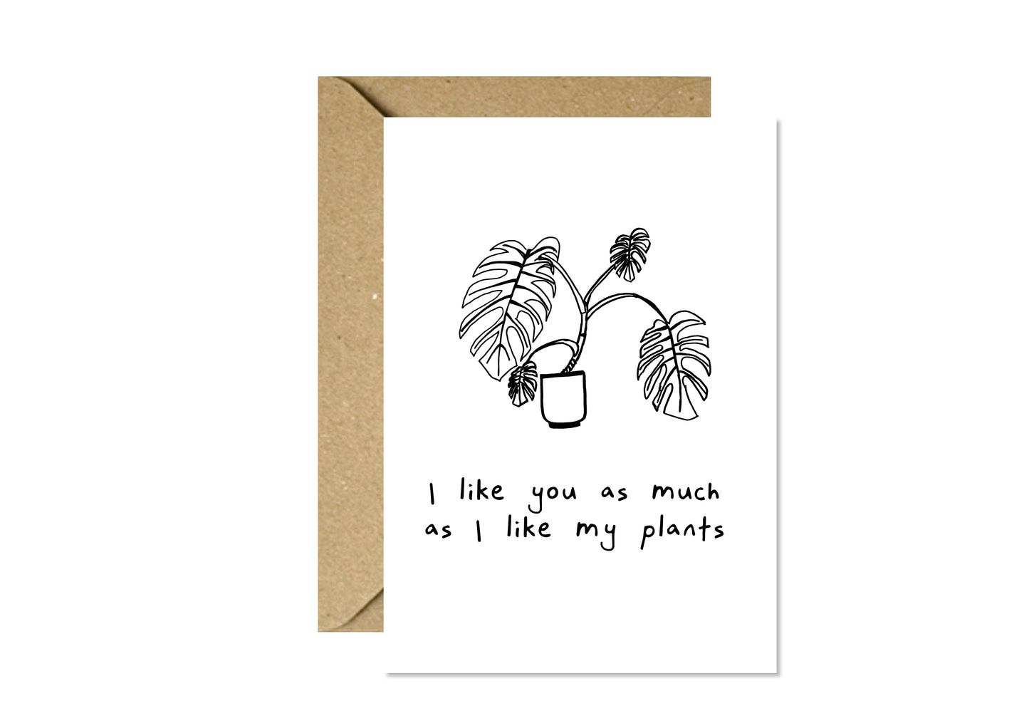 I Like You As Much As I Like My Plants
