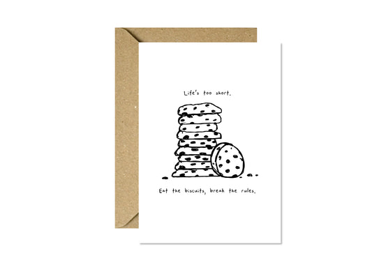 Eat the biscuits