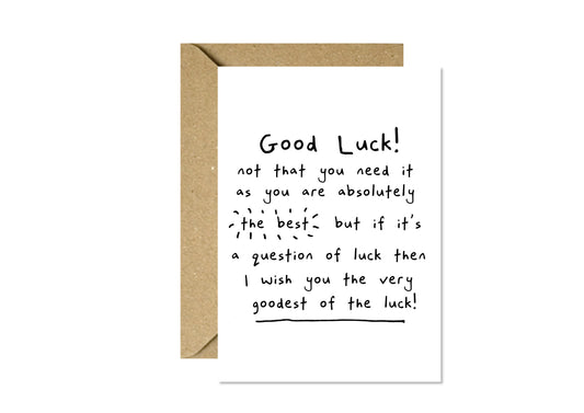 Good Luck Message