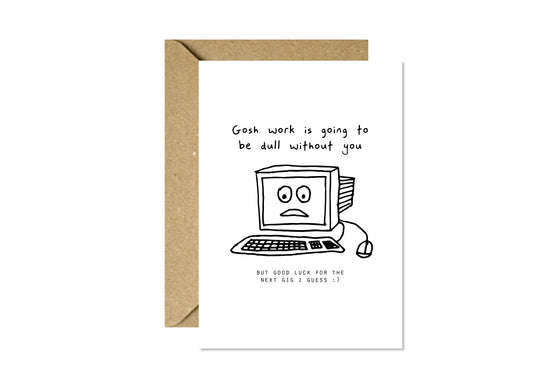 Dull Work Computer