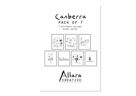 Canberra Cards - Pack of 7